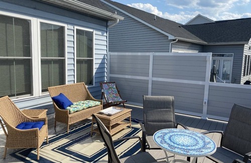 The Glade House | Resort Style Community Rehoboth Beach House Parking Pool