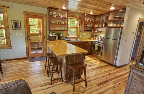 Old Forge Cabin | Rock Haven at North Street, Wooded Cabin Retreat in Old Forge, NY