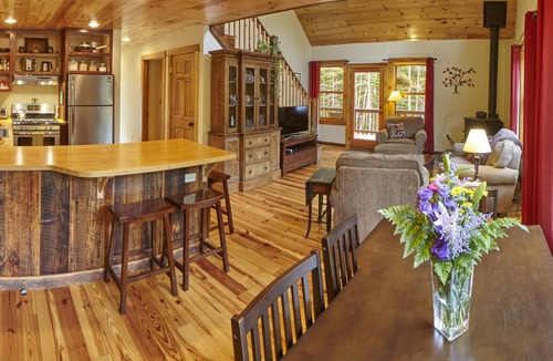 Old Forge Cabin | Rock Haven at North Street, Wooded Cabin Retreat in Old Forge, NY