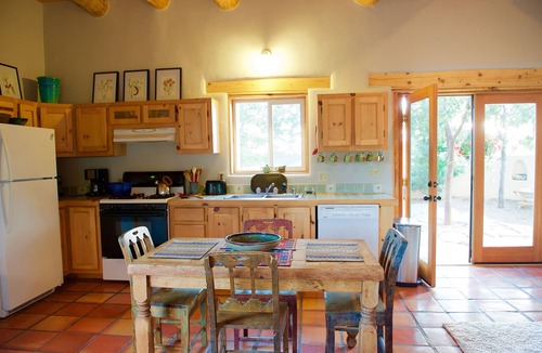 San Cristobal Cottage | Romantic Adobe Cottage nestled in San Cristobal Valley License #9197 Taos