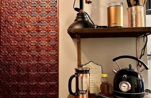 St Croix Falls Apartment | Romantic Copper ROOM at historic 123 S Washington