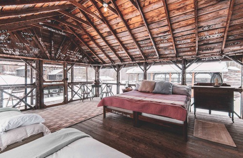 Lyman Resort | Rustic Adirondack Glamping Cabins on Ogontz Lake