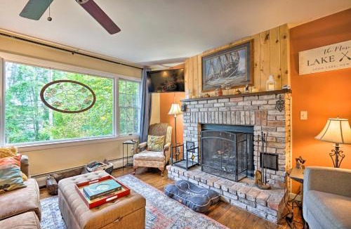 Chestertown House | Rustic Adirondacks Home with Hot Tub and Lake Access!