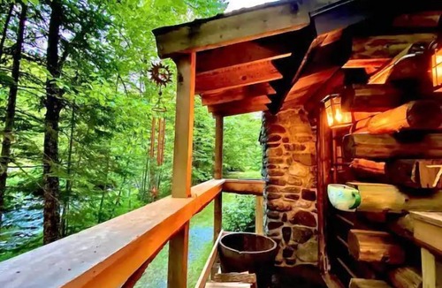 Lisbon Cabin | Rustic Log Cabin #7 - “Streamside”