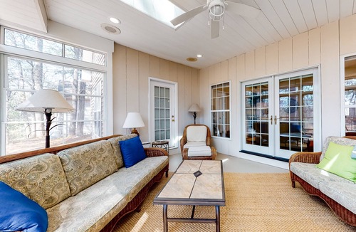 Bethany Beach House | Salt Pond haven with WiFi, sunroom, deck, fireplace & paid-access pool & tennis