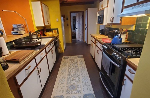 Eldorado at Santa Fe Apartment | Santa Fe huge bedroom, fireplace, livingroom, kitchen, hot tub, views, sleeps 2
