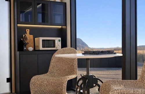 Torrey Cabin | Scandinavian-Inspired Desert Retreat with Mirrored Views | Near Torrey, Utah
