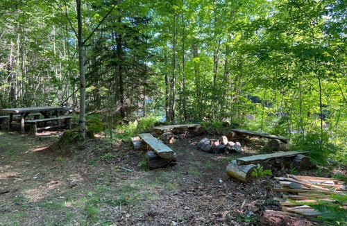 Hopkinton Cabin | Secluded River Overlook Cabin on 160 acres