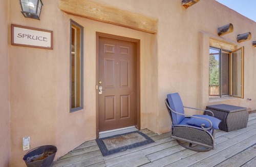 Amalia House | Serene Amalia Cabin with Deck and Mountain Views