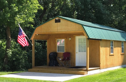 Pierce County Cabin | Shields Trout Camp. Private cabin 50 feet from trout stream with river view.