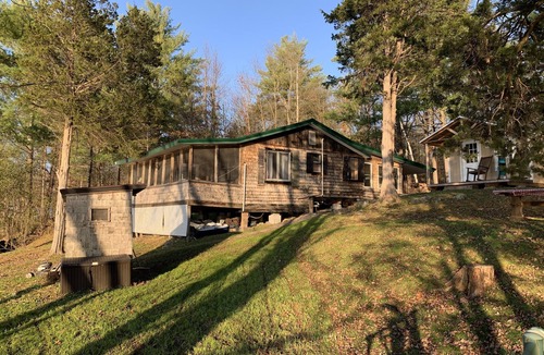 Town of Macomb Cottage | Small lakefront cottage on Black Lake with dock - can sleep 13