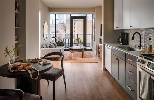 Warehouse District Apartment | Sonder at North Loop Green | Superior One-Bedroom Apartment w/Balcony City View