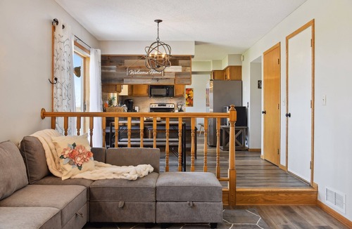 Maple Grove House | Spacious 4 BR with King Suite, 3 BA, 3 stall Garage, Game Rm, Prime Location