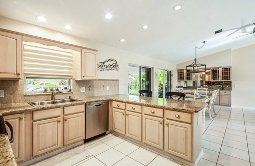 Key Colony Beach House | Spacious home with dock walking distance to Sunset Beach