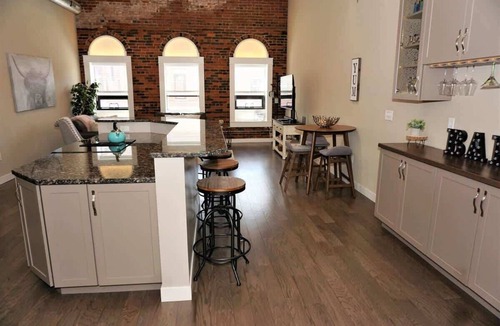 Historic Downtown La Crosse Apartment | Spacious Loft in Downtown La Crosse