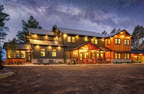 Balsam Lake Cabin | SPOONER LAKE ISLAND OASIS, 2 Pools, 3 Hot Tubs, 3Acres, 1,000' Shore, Pickleball