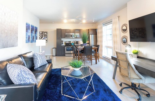 Powderhorn Apartment | Stunning 1-Bedroom Apartment+Super Fast WiFi+In-Unit W/D+Roku TVs+Walk to Uptown