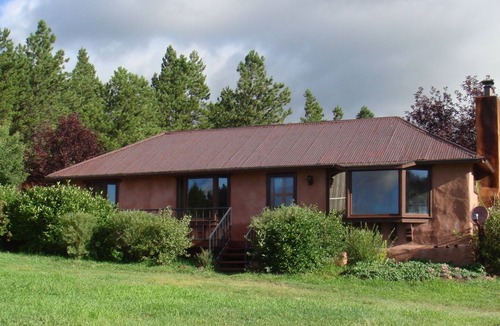 Angel Fire House | Stunning Ranch Headquarters Log Home