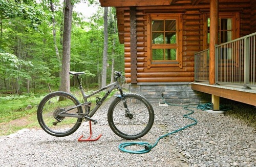 Drummond Cabin | The Bike House, an Euro Log Home near Cable and Drummond, WI