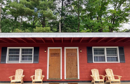 Indian Lake Hotel | The Lorca ADK Motel Room 8 - two beds