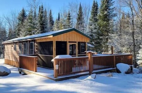 Whippleville Cabin | The Modern Pine Tiny Home - With Hot Tub Near Titus Mountain