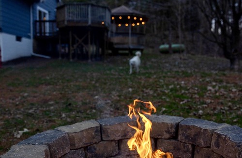 Ellsworth Cottage | The Trimbelle Cottage: Secluded Riverside Retreat on 7 acres, with Hot Tub!