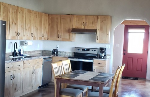 Taos House | Traditional Adobe House with Outdoor Living Space "Casita Riata"