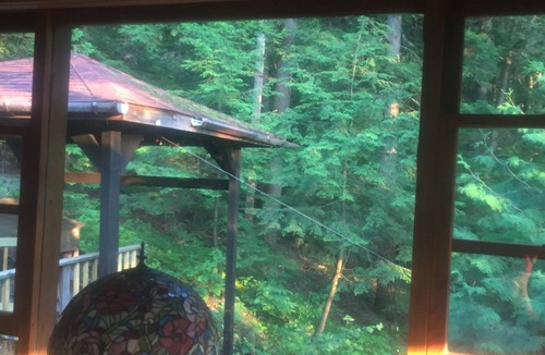 Putnam Station Cottage | Tree House Rustic 4 Bdrm Camp, directly on Lake George in a protected bay w/boat