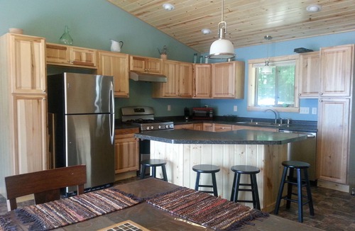 Breezy Point Cabin | Upscale North Woods Living On Little Pelican Lake, private beach