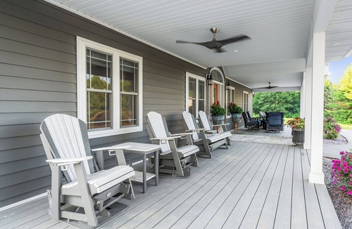 La Farge House | V's Rockton Top Getaway, a stunning rental property with a scenic view.