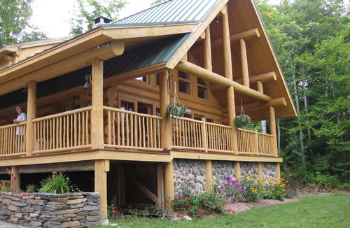 Whitingham Cabin | Vermont Lake Front Log Cabin Close to Mt. Snow
