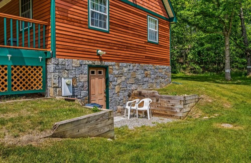 North Lake George Apartment | Walk-out apartment near lake & town with spacious yard, washer/dryer & fireplace