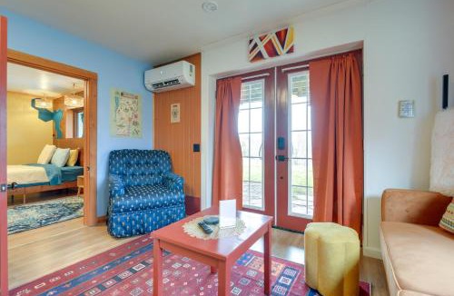 Vernon Apartment | Walk to Trails Artsy Mtn-View Getaway in Vernon!
