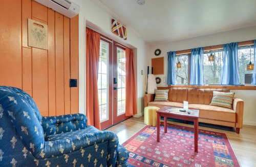 Vernon Apartment | Walk to Trails Artsy Mtn-View Getaway in Vernon!