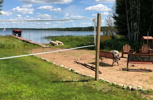 Shell Lake House | Waterfront Cabin With Sand Beach On Pristine Shell Lake