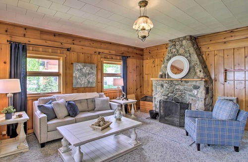 East Gull Lake House | Waterfront Gull Lake Getaway w/ Dock & Yard!