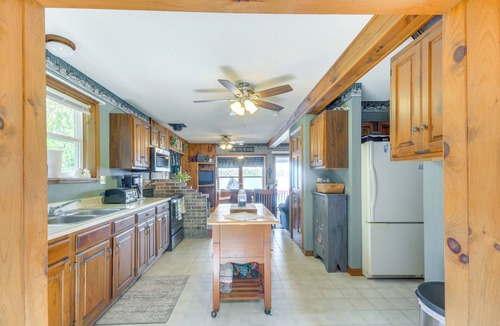 Town of Diana House | Waterfront Harrisville Home w/Outdoor Fireplace!