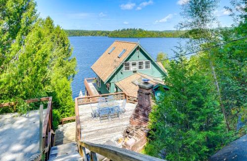 Town of Diana House | Waterfront Harrisville Home with Outdoor Fireplace!
