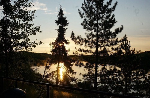 Grand Marais Cabin | Waterfront Log Cabin on Lake Saganaga with Motor Exempt Permit Available.