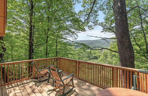 Johnson Cabin | Whimsical Vermont Cabin w/Hot Tub & Mountain Views