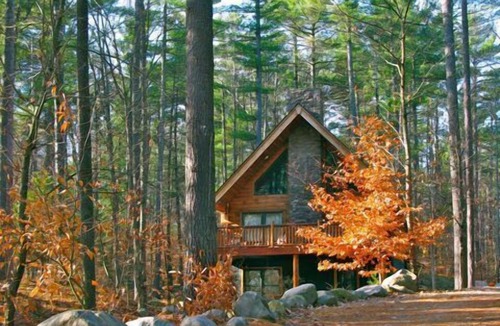 Jay Cabin | "Wildwood in the Pines" - Unique Adirondack Log Cabin - High Peaks