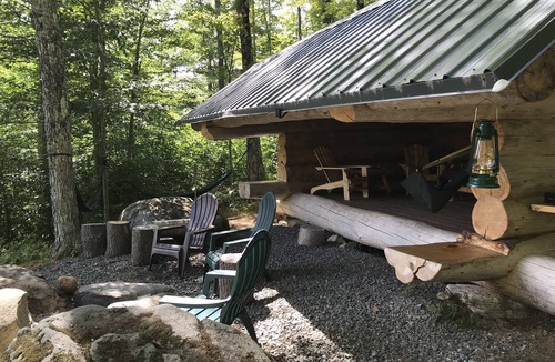 Meacham RV Rental | Your private hill-top furnished glamping site on 50 private Adirondack acres