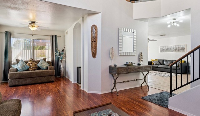 A spacious home filled with natural light , 3 Bedroom House with AC and Heating.