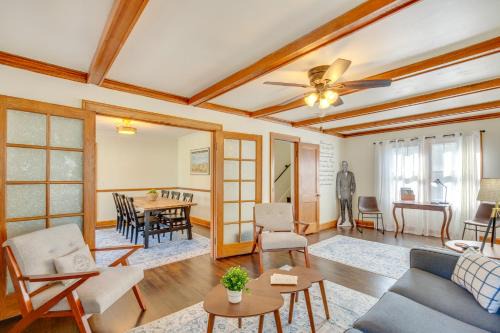 Historic Independence Sq, Walkable 4BR/2BA Home