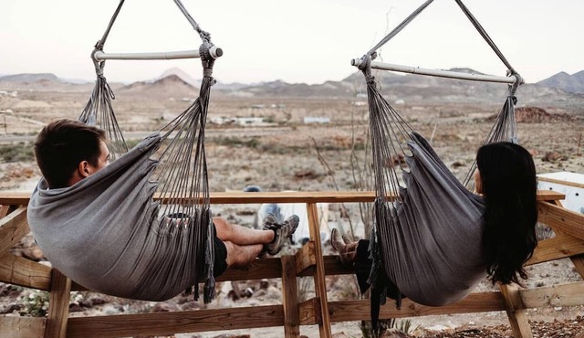 Incredible Dome on a Unique Space-Themed Site with Stunning Desert Views near Big Bend National Park in Terlingua, Texas