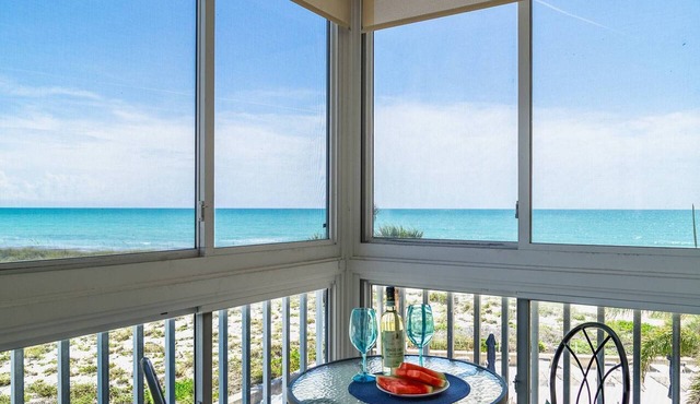Million Dollar Views! Venice Island | Gulf Views | Steps to Beach | Heated Pool, End Unit