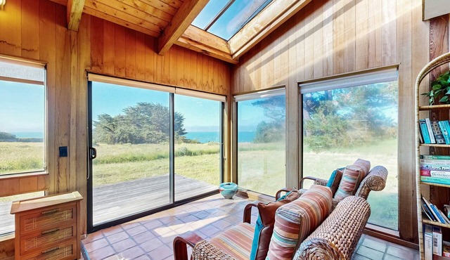Oceanfront Sea Ranch home near Black Point with ocean views