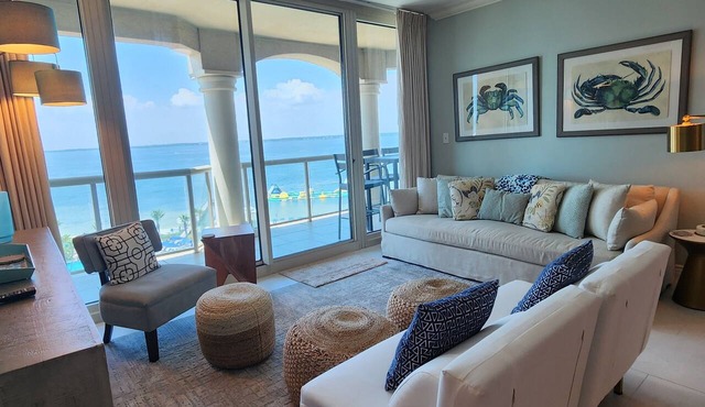 Renovated Luxurious 2 BR at Portofino's Family Friendly Resort on the Beach!