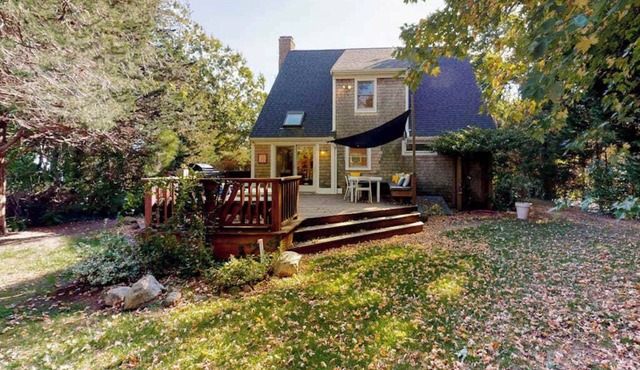 Spacious Dennis Home with Large Deck & Backyard - Walk to Corporation Beach