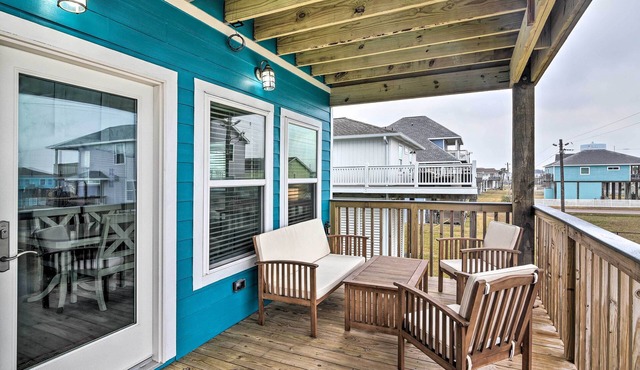 Steps to Gulf: Galveston Gem w/Boat Launch Access